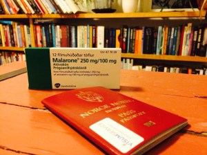 Pass og malariapiller hører med til planleggingen