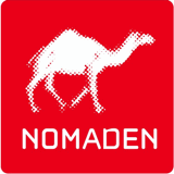 Logoen til butikken Nomaden. Vi bør verne om slike butikker.